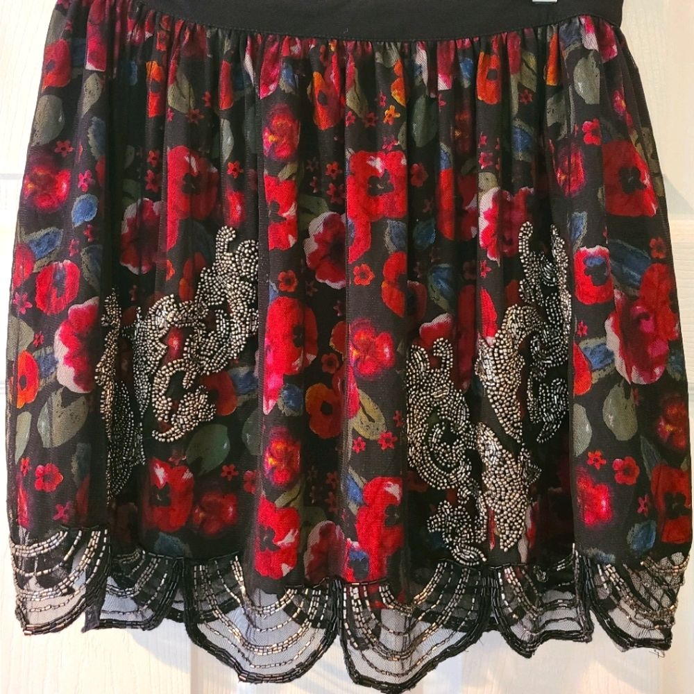 River Island floral skirt
